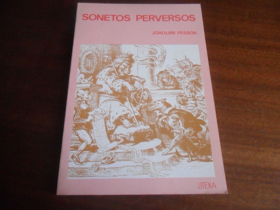 "SONETOS PERVERSOS" de Joaquim Pessoa - 1ª Edição de 1984 -AUTOGRAFADO