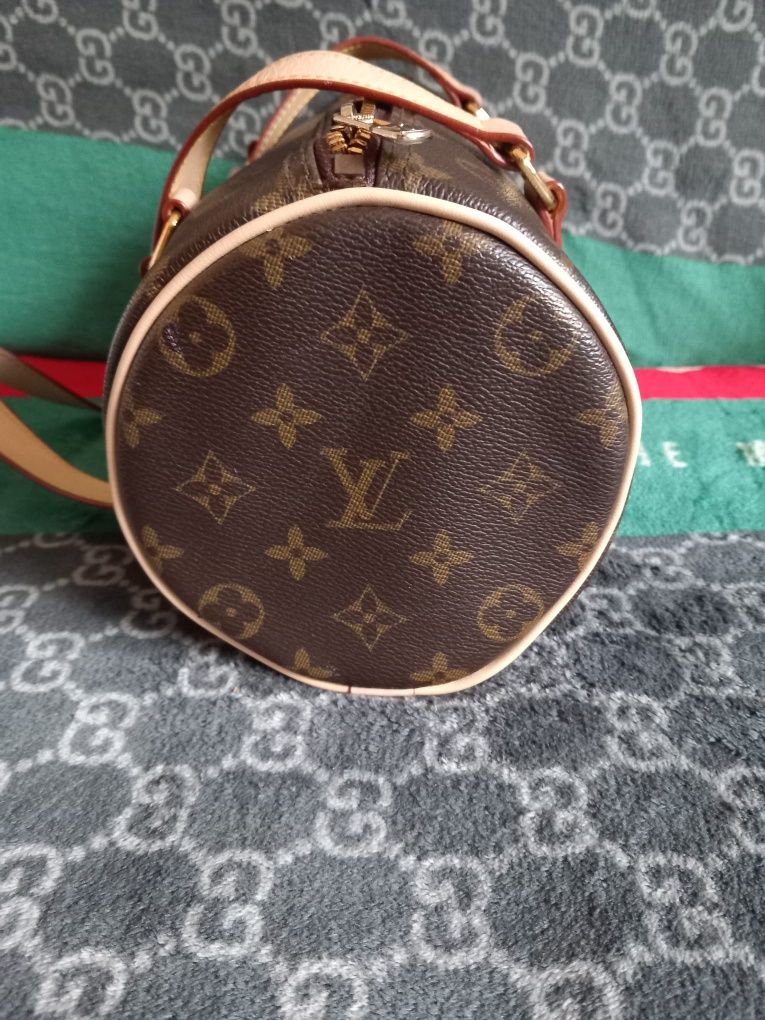 Oryginalne skórzane torebka Louis Vuitton