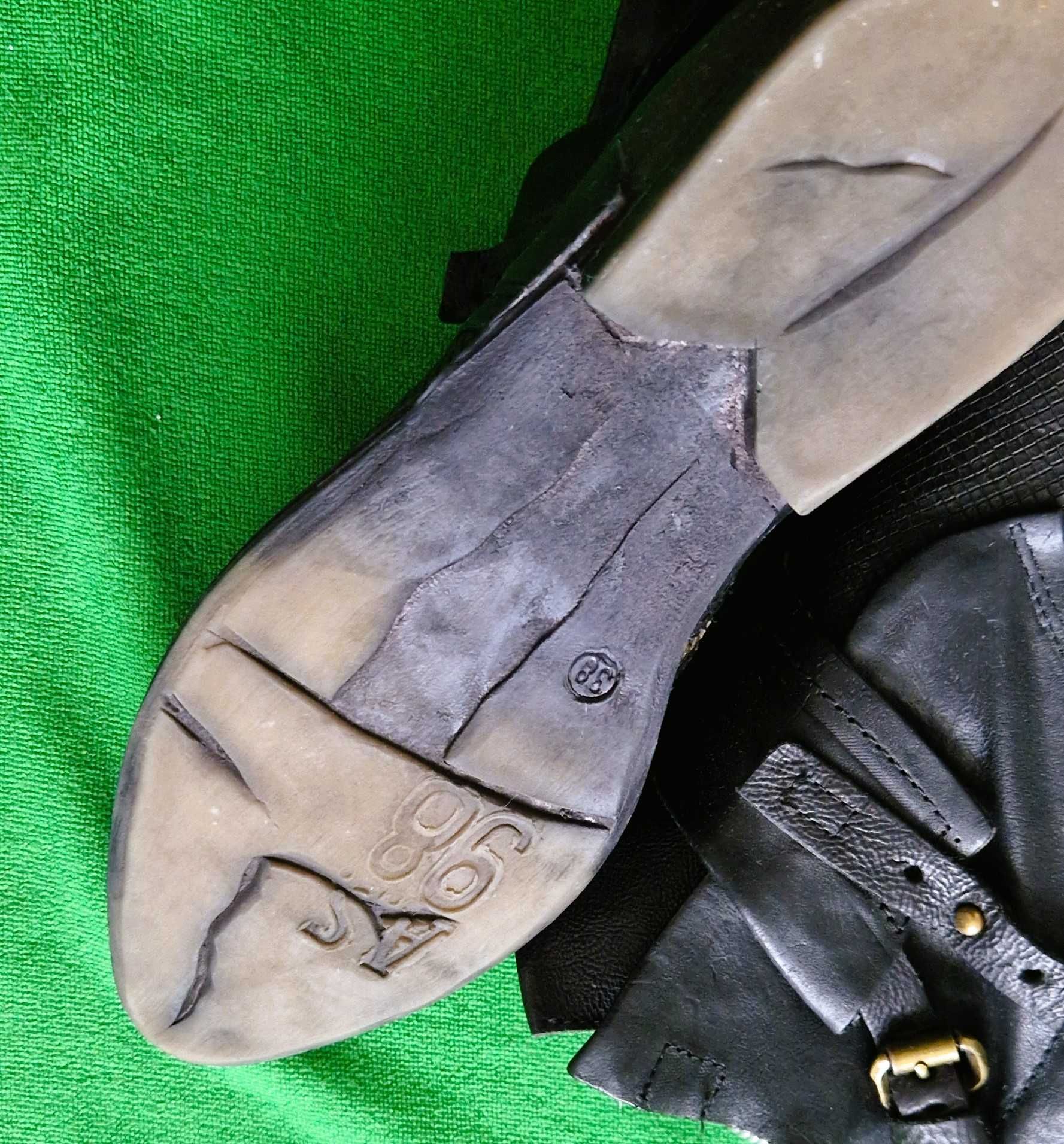 niskie botki designerskie skórzane skóra zip  38 modern styl cos AS 98