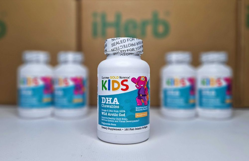 Омега 3 для дітей California Gold Nutrition, Children's DHА, 180 шт