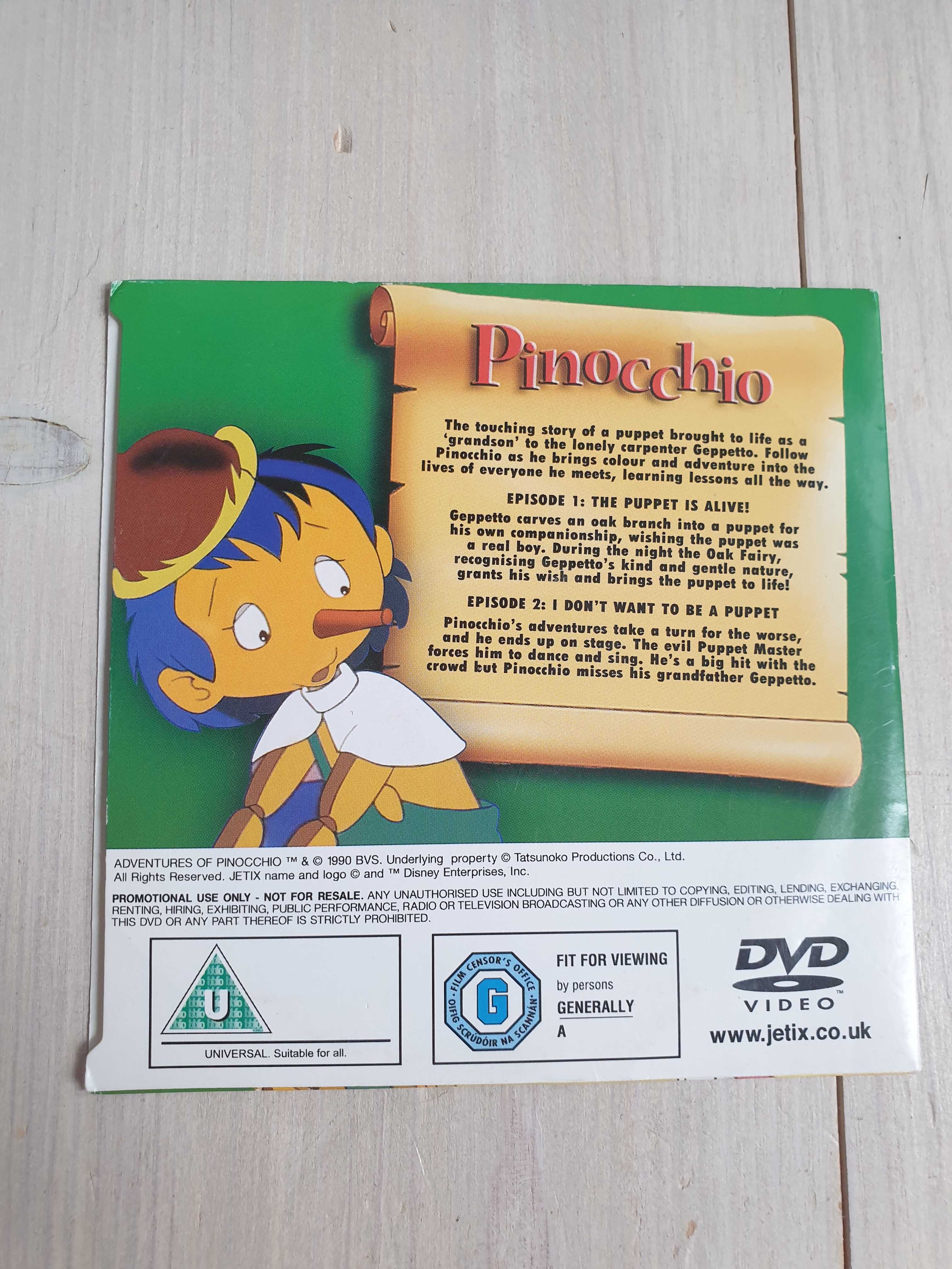 Bajka na DVD Pinokio po angielsku