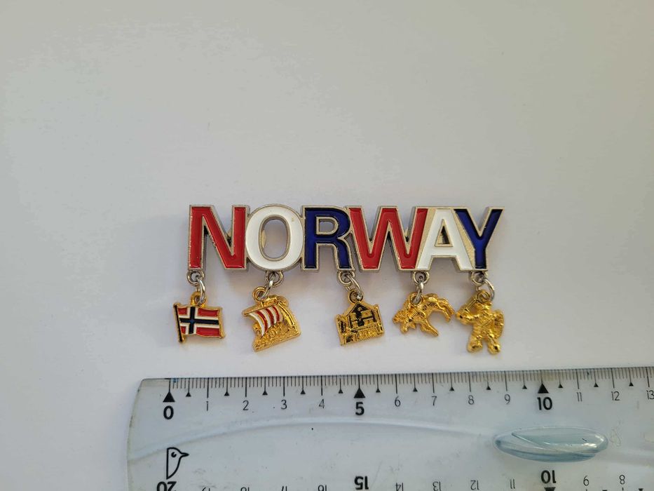 Magnes na lodówkę - 167f. NORWEGIA z przywieszkami