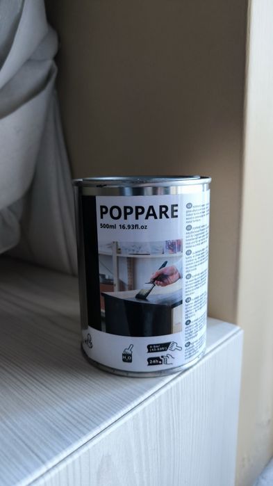 Tinta Poppare preta Ikea