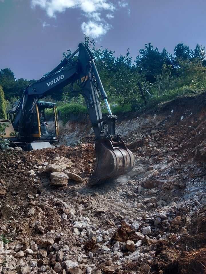 Usługi koparką,koparko ładowarką, wykopy,zasypywanie fundamentów