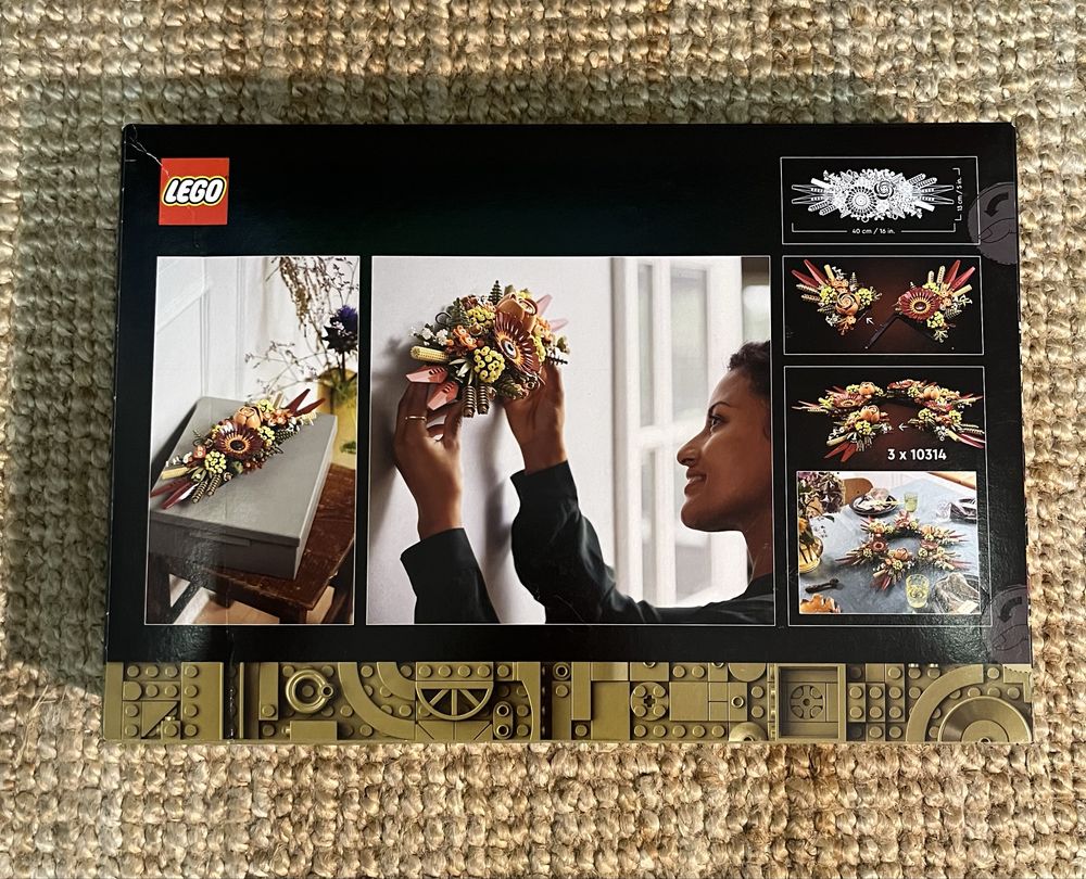Oryginalne Lego 10314 Stroik z suszonych kwiatów Botanical Collection