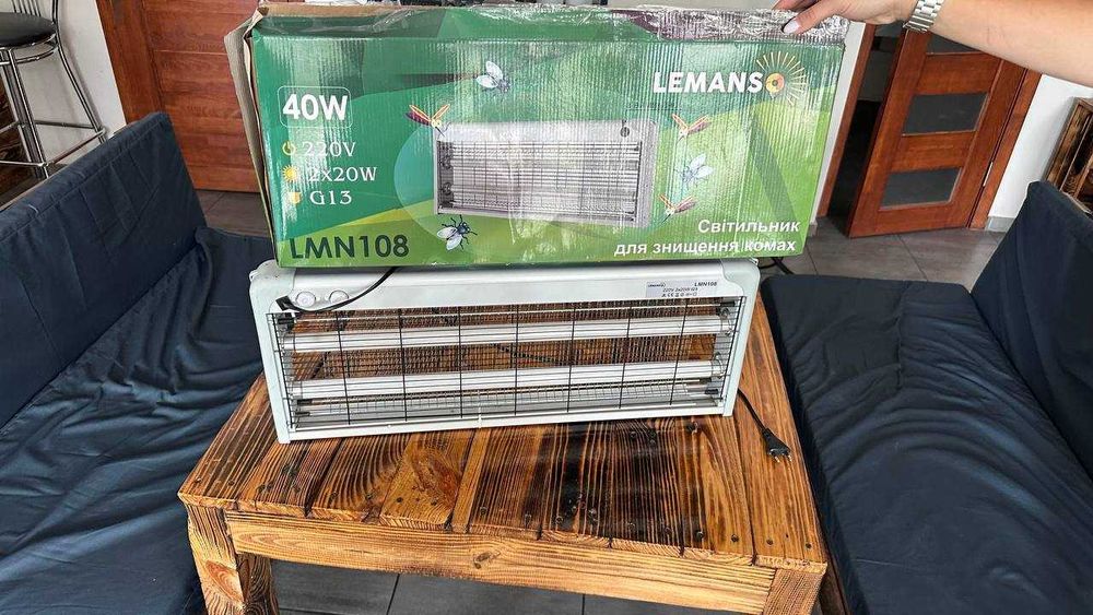 Світильник для знищення комах. Мухоловка 2*20 40W LMN 108