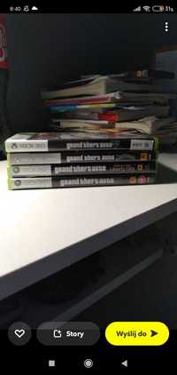 Kolekcja gier serii grand theft auto Xbox 360