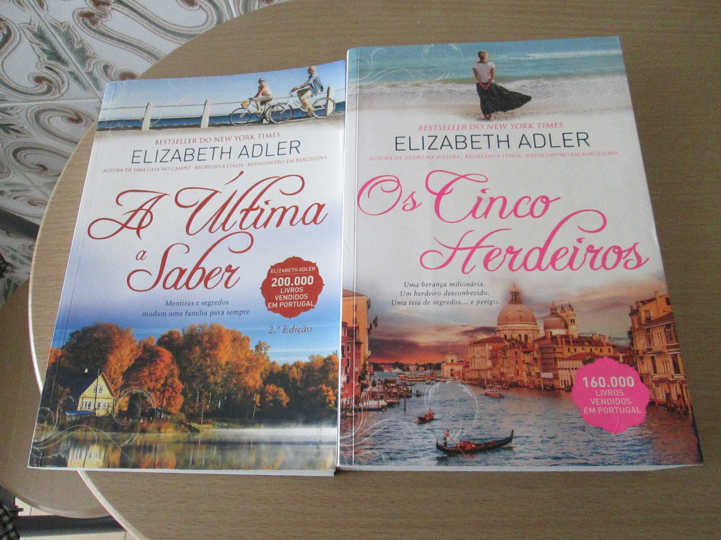 Livros Elizabeth Adler (Oferta de portes) preços variados