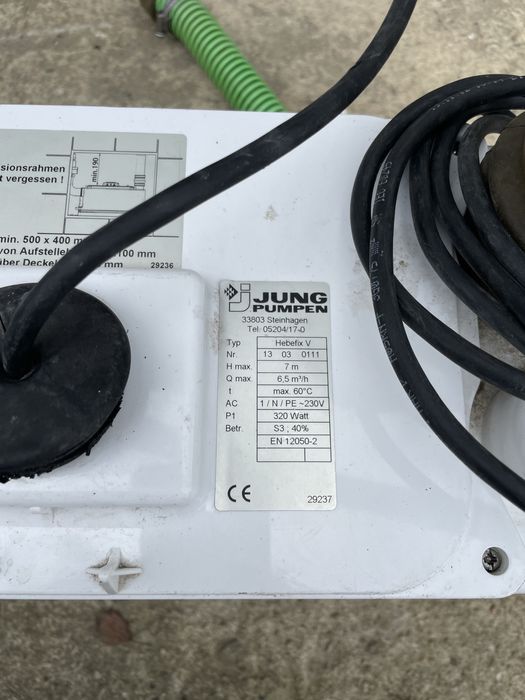 Pompa tłocząca przepompownia ścieków