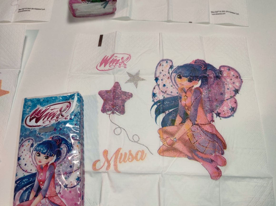 Chusteczki higieniczne Winx wróżki zestaw