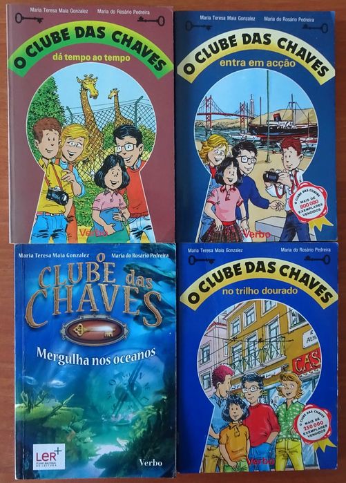 O Clube das Chaves (Vários Livros) de Maria Teresa Maia Gonzalez