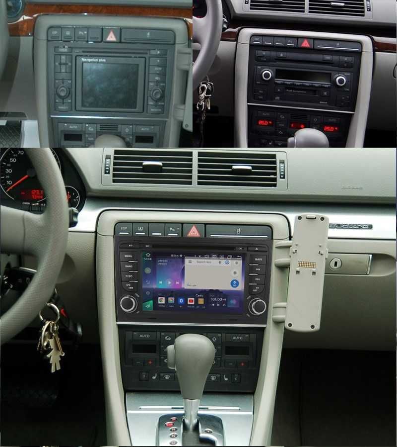 Radio RDS DAB+ CarPlay Android GPS WiFi DVD USB Mp3 EXEO AUDI A4 B6 B7