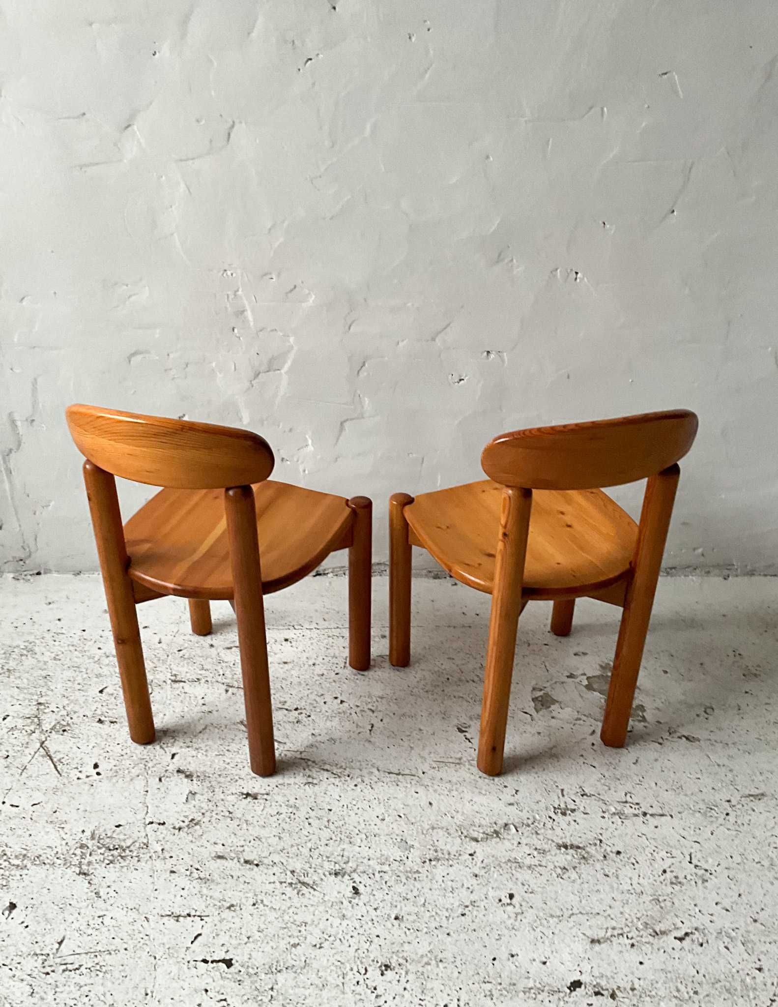 Duńskie krzesła proj. Rainer Daumiller lata 70 vintage design