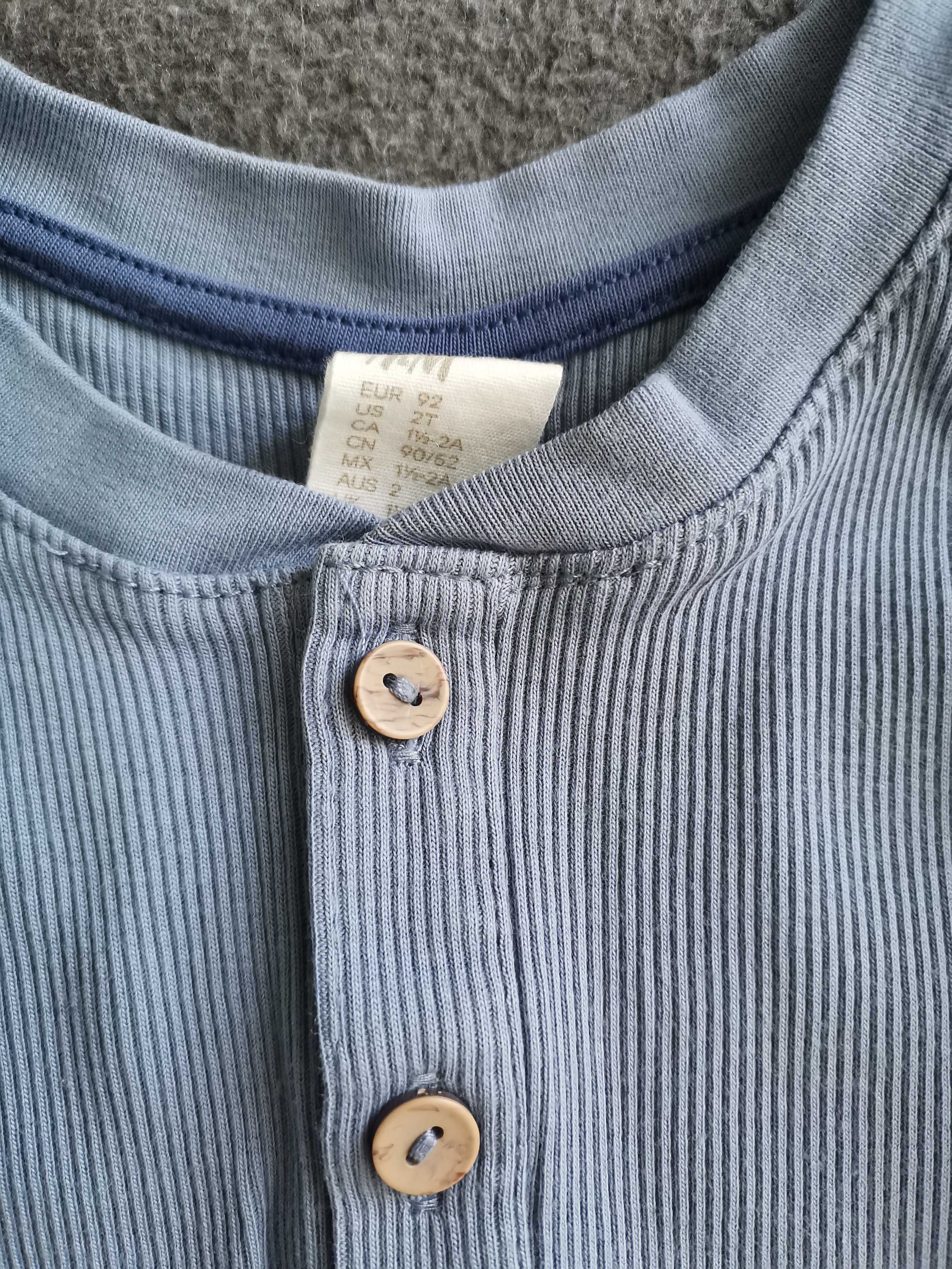 Koszulka h&m 92 tyłu Henley