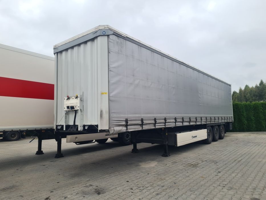 Krone plandeka firanka, l właściciel od nowości, l oś podnoszona