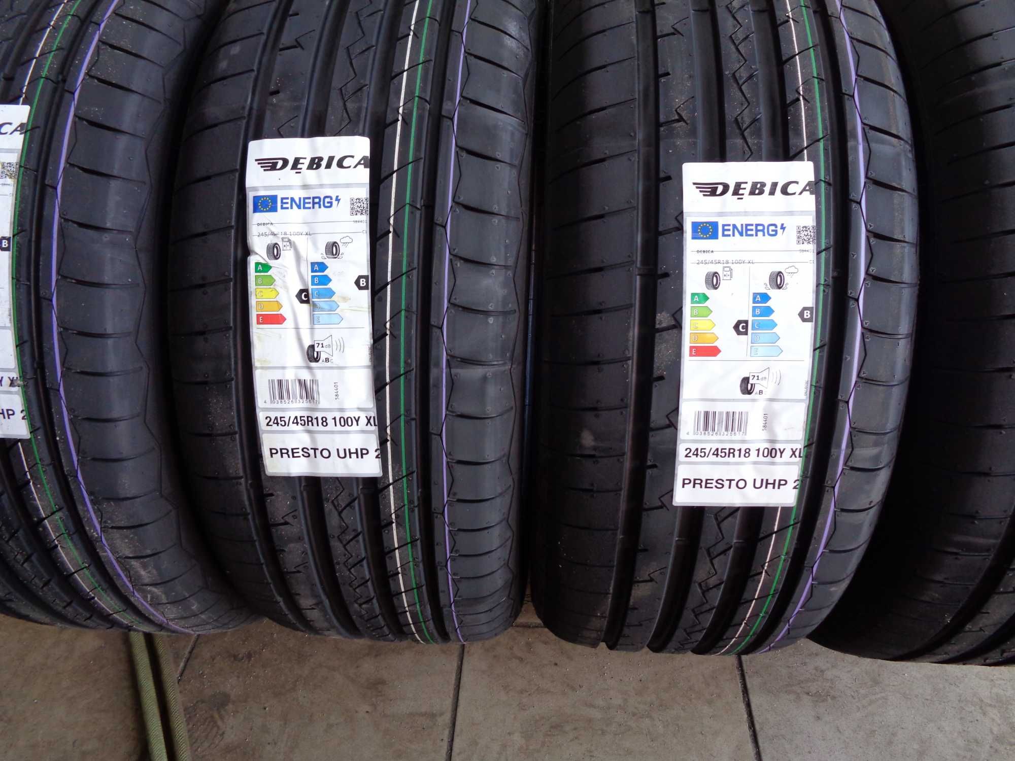 NOWE 245/45R18 DĘBICA PRESTO UHP2 - Opony Letnie , gr.Goodyear , Warto