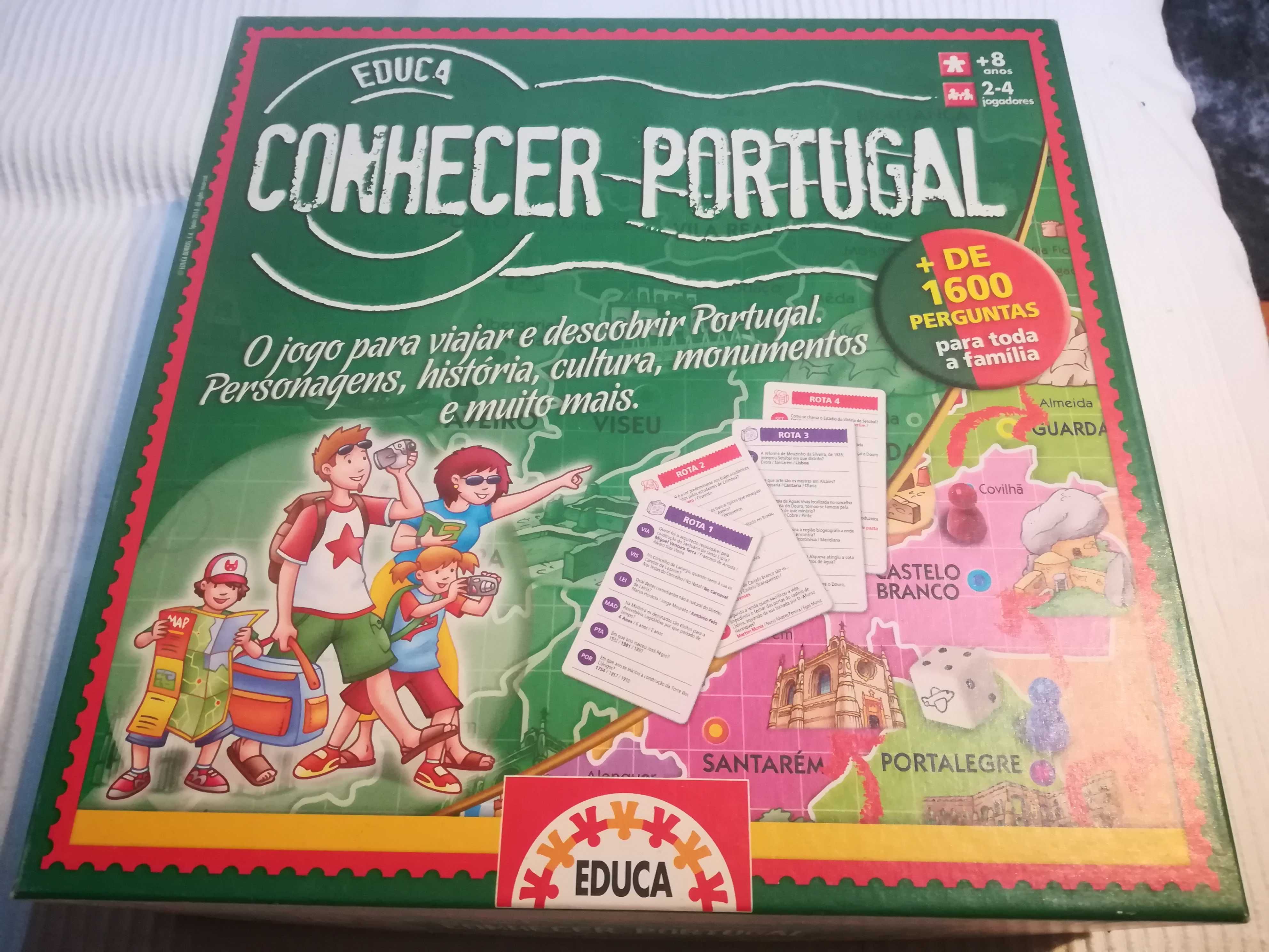 Jogo de tabuleiro-conhecer Portugal