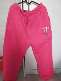 Nowe spodnie MONSTER różowe XXL  oversize