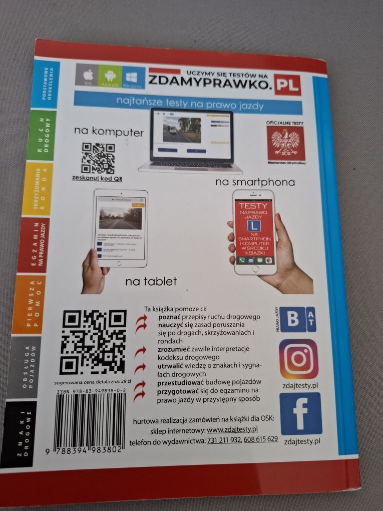 Podręcznik zdaj testy na prawo jazdy