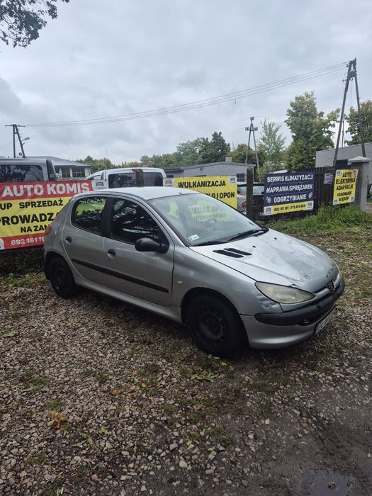 Peugeot 206 1.1 benzyna+gaz 2003 rok mozliwa zamiana