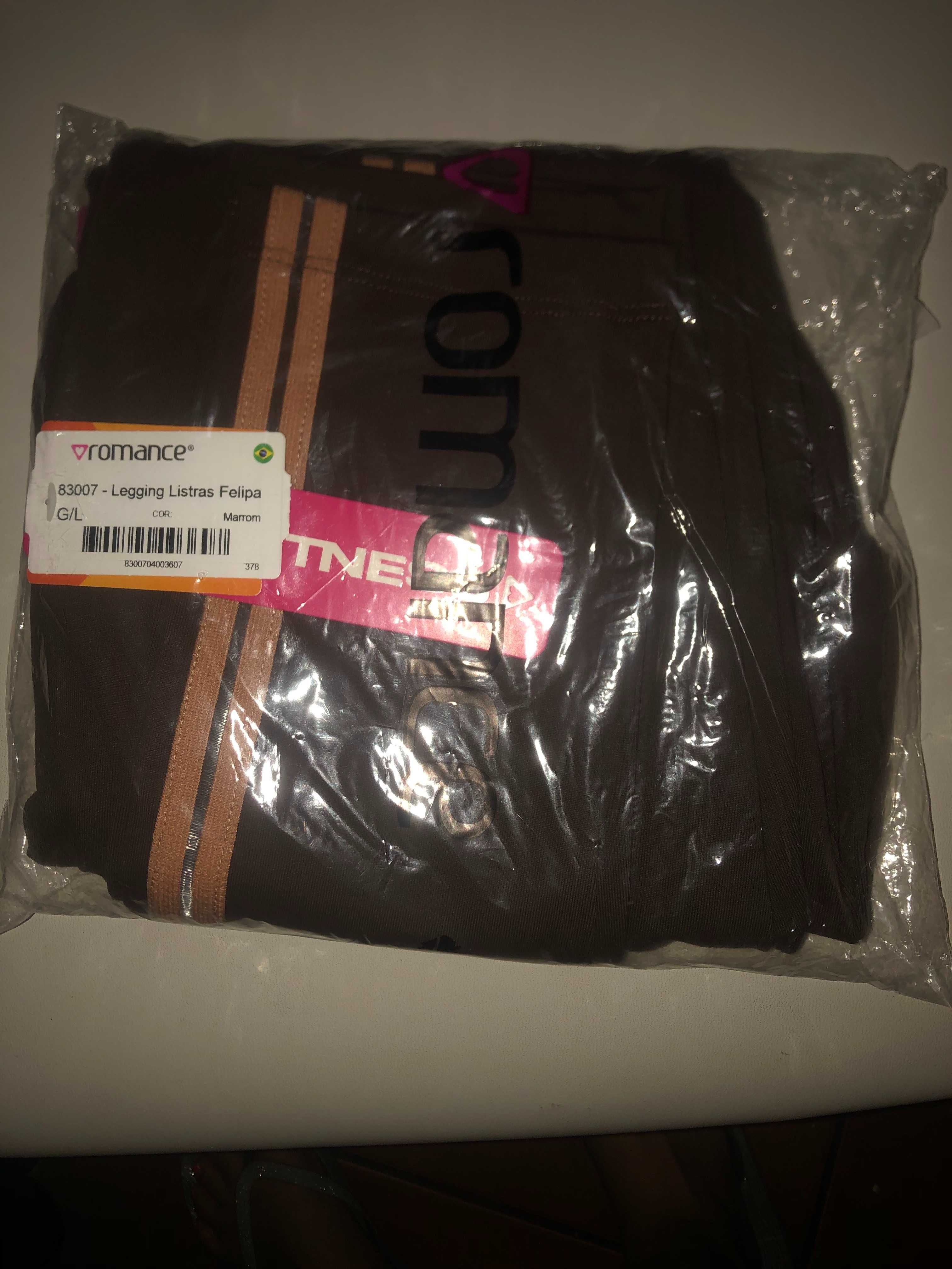 Leggings Femininas ROMANCE – Novas (Preta M e Castanha L) (Ref: 83007)