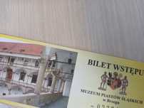 Bilet wstępu muzeum piastów śląskich w Brzegu