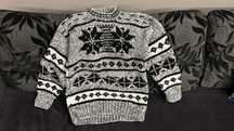 sweter góralski wełna męski L/XL nieużywany