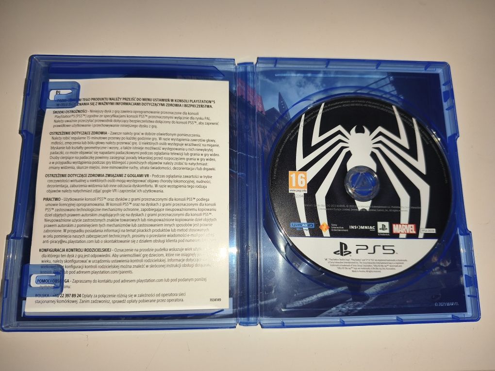 Gra Ps5 Spiderman Spider-Man II PL gry PlayStation 5 Sniper Crash GTA