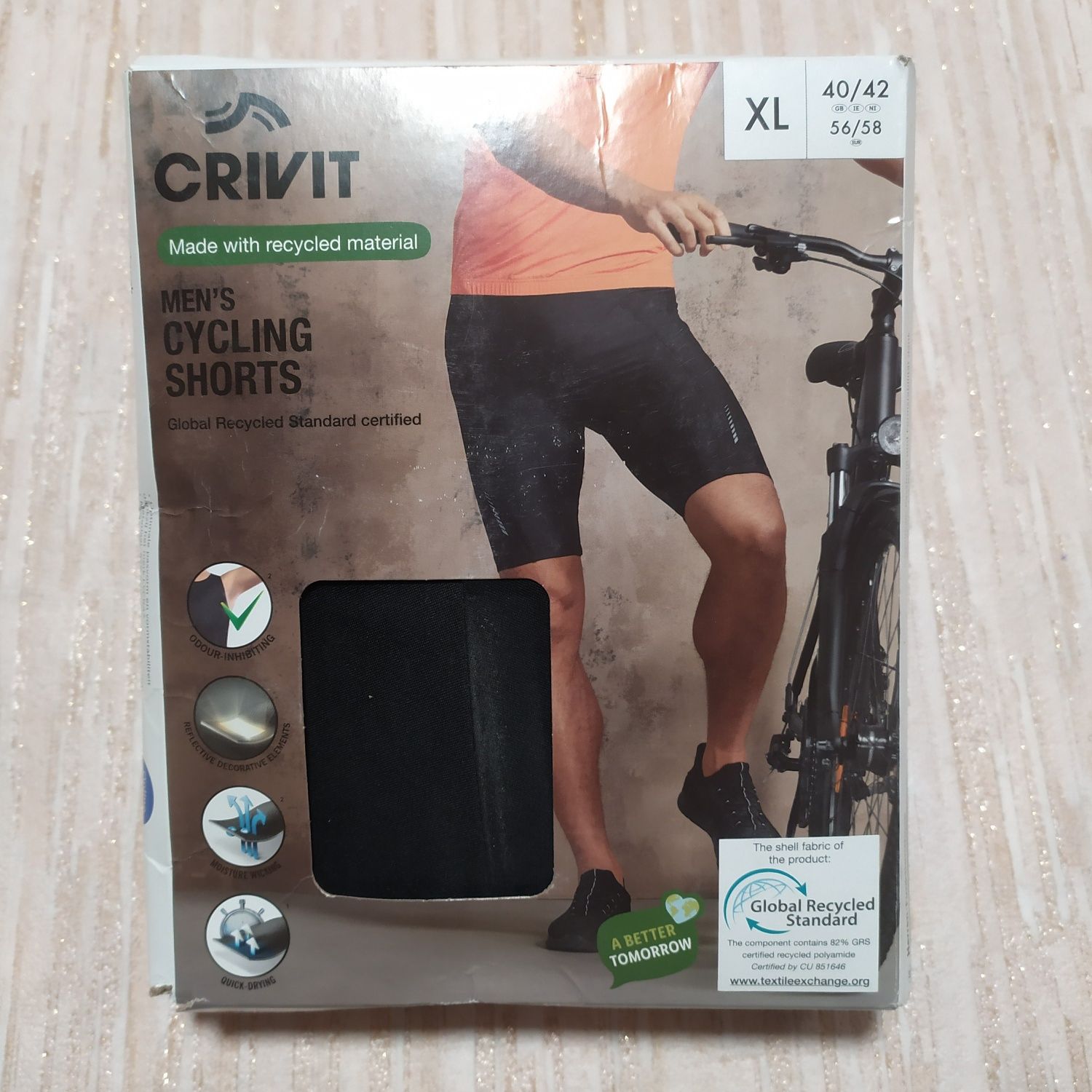 Чоловічі велошорти Crivit велошорты мужские вело шорти