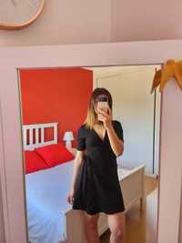 Vestido preto da Stradivarius