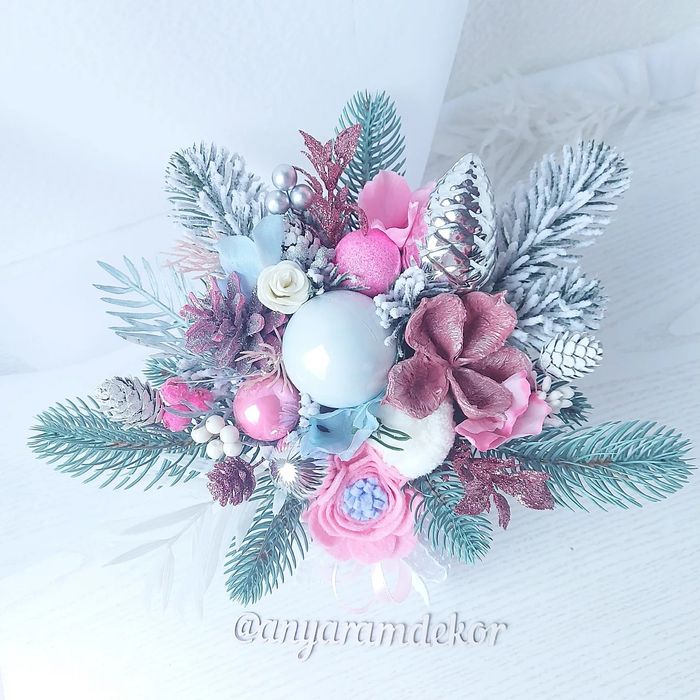 Вінок на двері, рождественский венок, подсвечник новорічний вінок