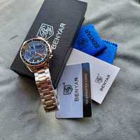 Zegarek kwarcowy Benyar męski nowy niebieski