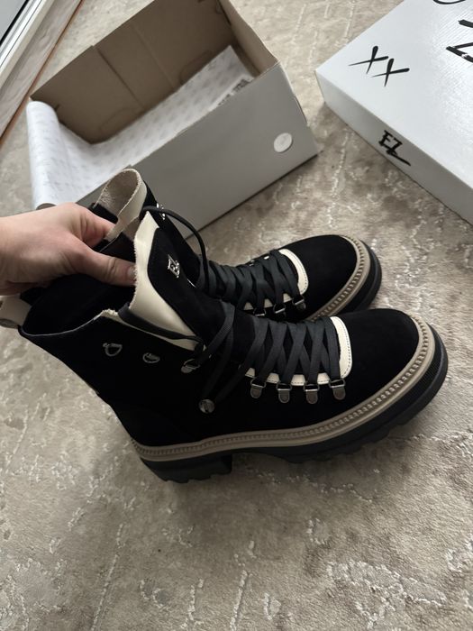 Черевики жіночі натуральна шкіра , натуральний замш 40 розмір