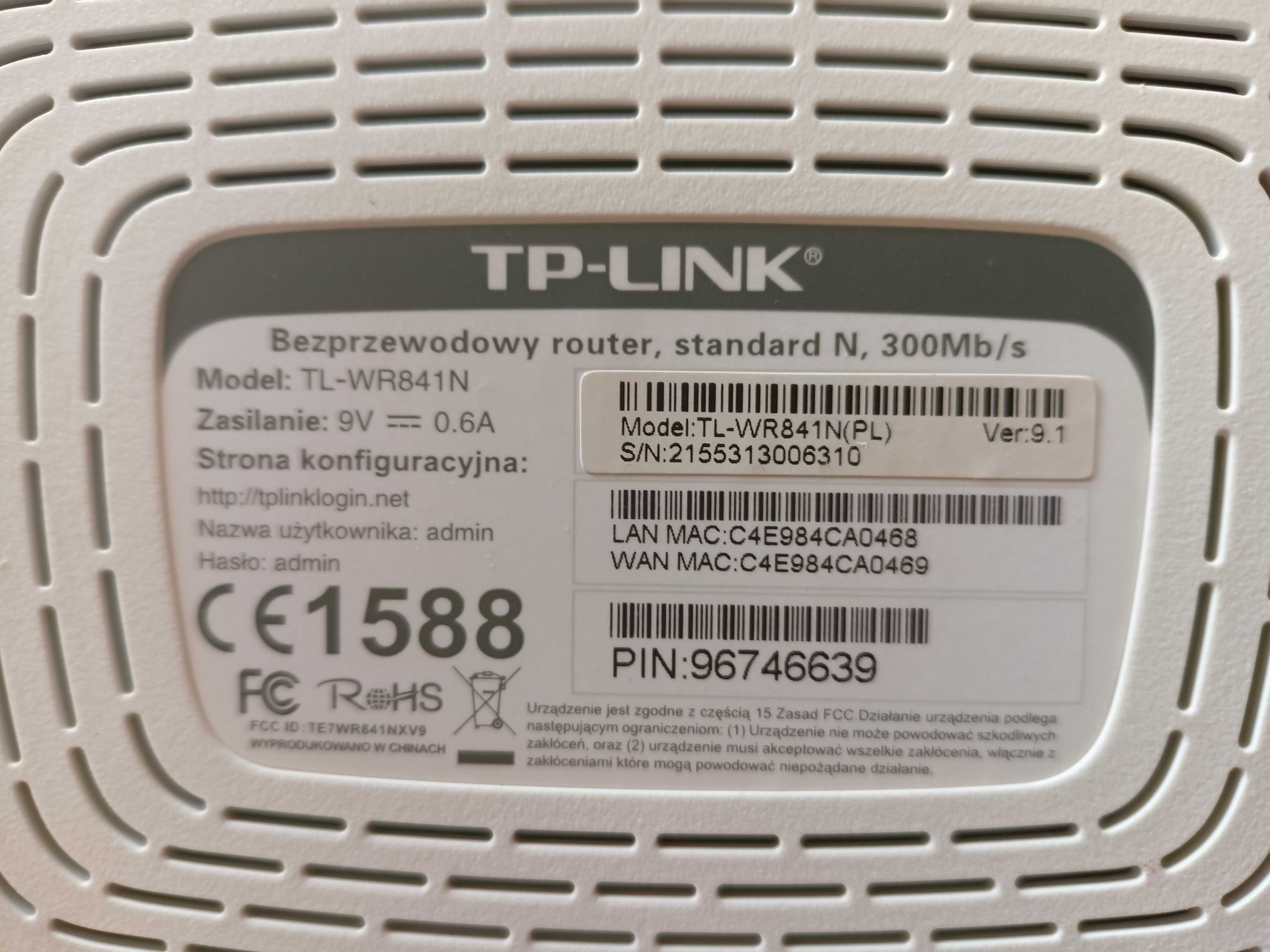 Router bezprzewodowy TP-LINK