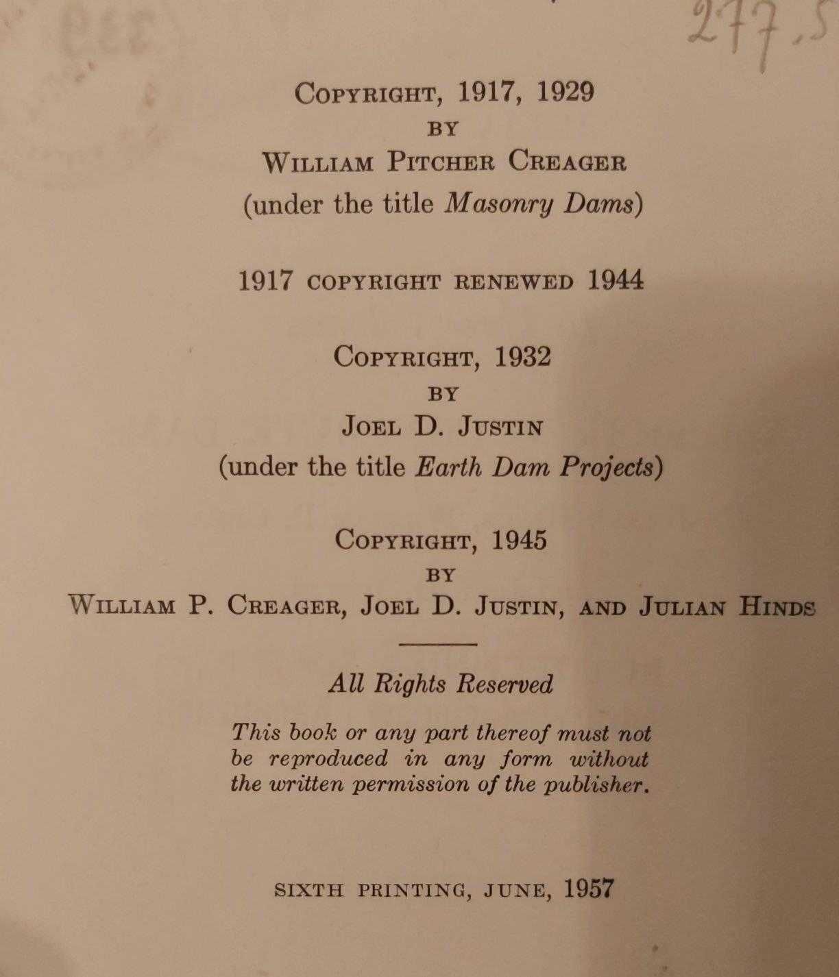 “Engineering for Dams”, Volume 1, Volume 2 - książki naukowe o tamach