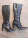 Botas de senhora pretas 37 cano alto