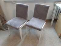 Dwa krzesła salonowe retro odnowione vintage Kraków
