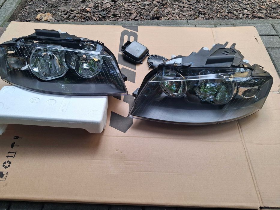 AUDI A3 8P 2003 + komplet lamp przednich nowe