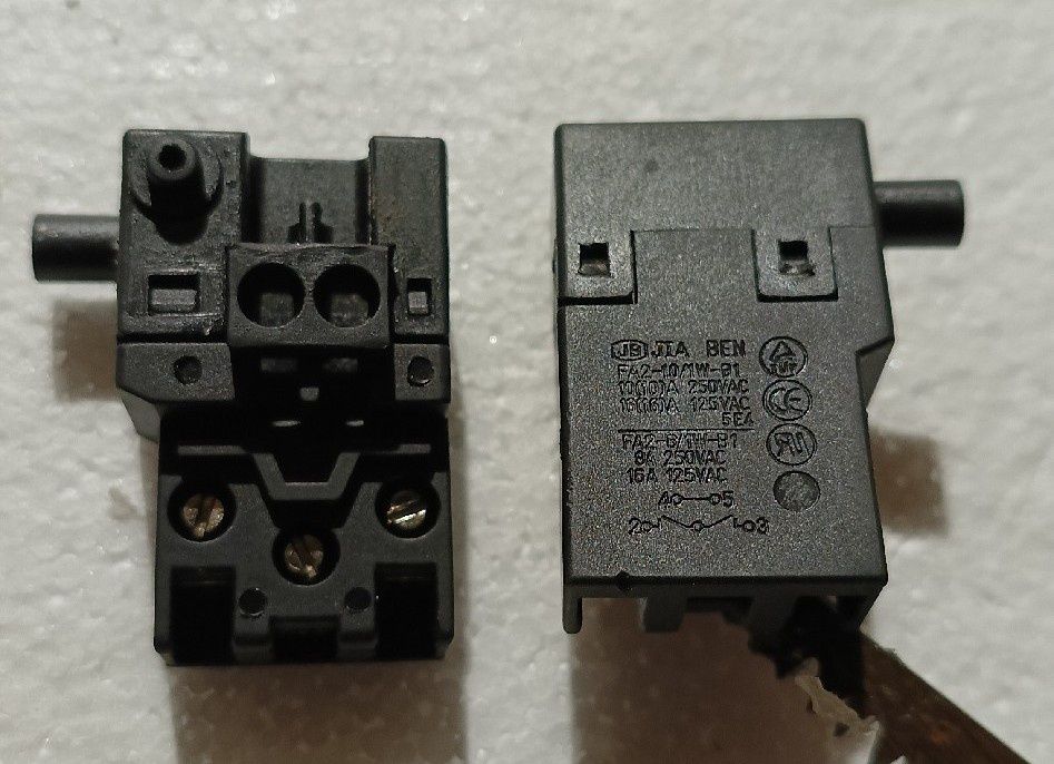 Przełącznik piły tarczowej JIABEN FA2-10/1W-B1250V