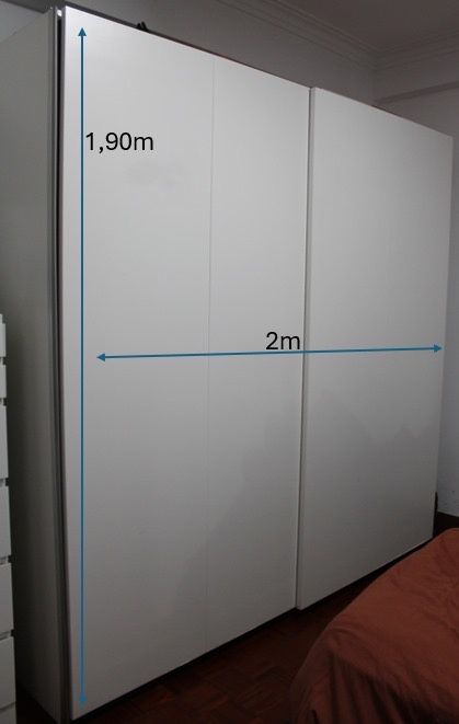 Roupeiro Ikea Branco com menos de 1 ano