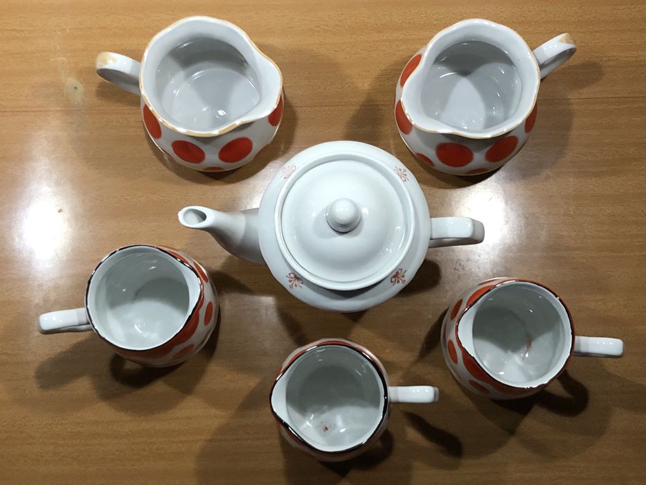 Новый Чайный набор из заварника и чашек