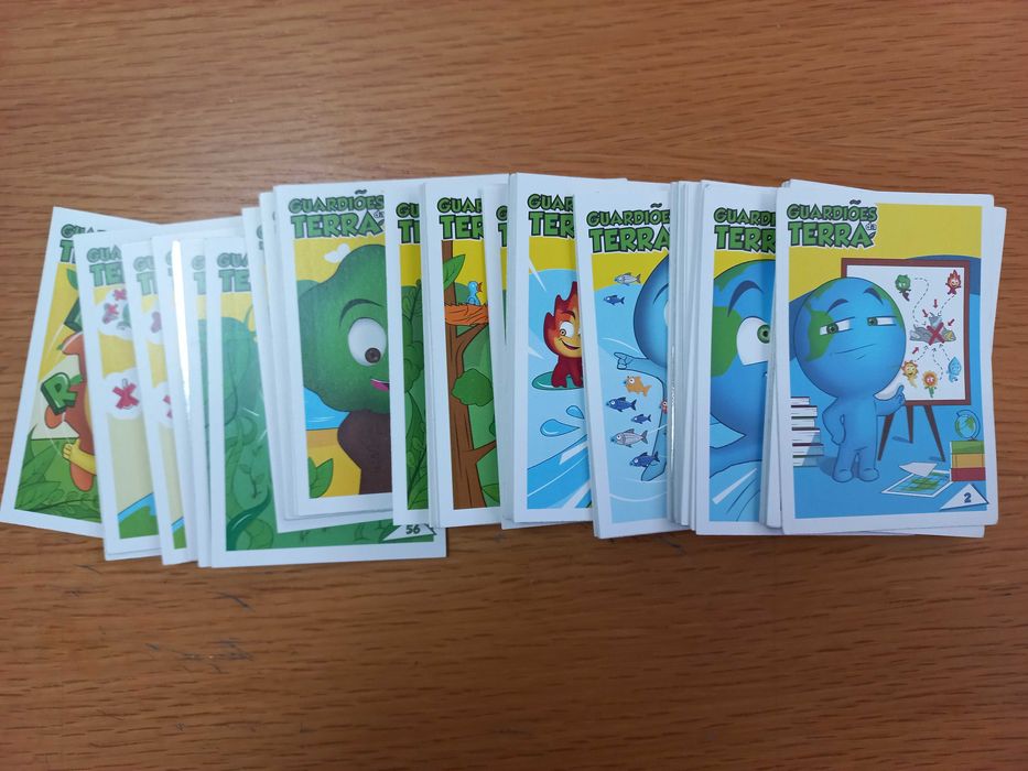 Cartas da coleção Guardiões da Terra