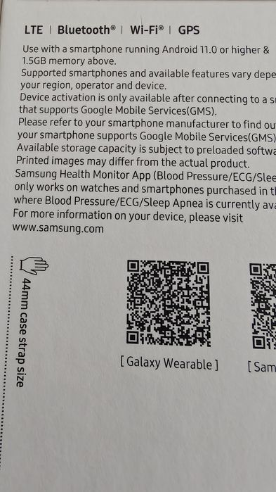 Samsung Galaxy Watch 7 44mm  Lte vs Samsung Watch 7 44mm