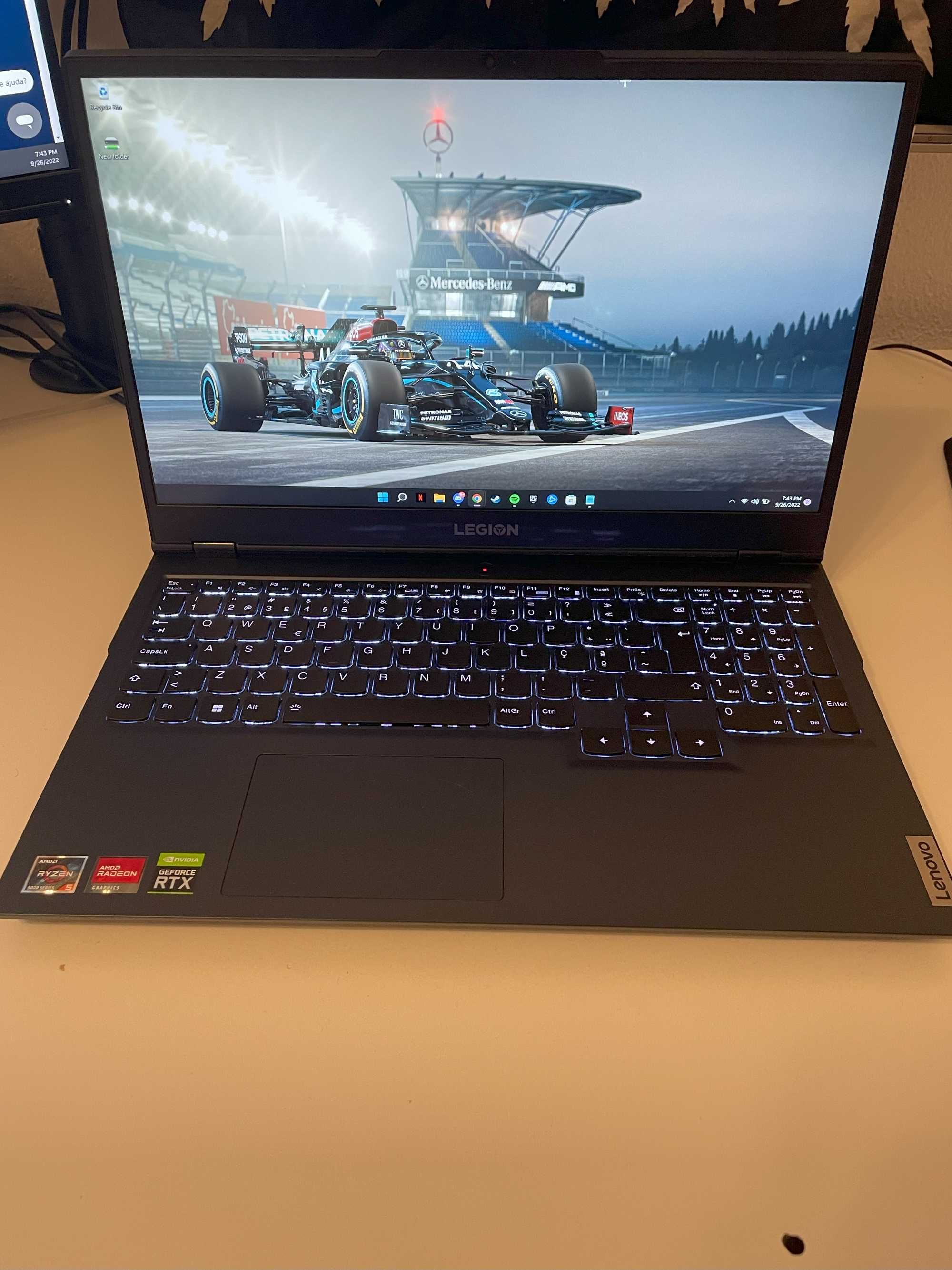 Portátil Gaming Lenovo Legion 5