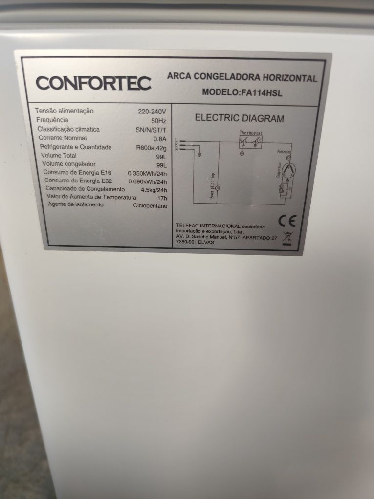 Arca congeladora vertival