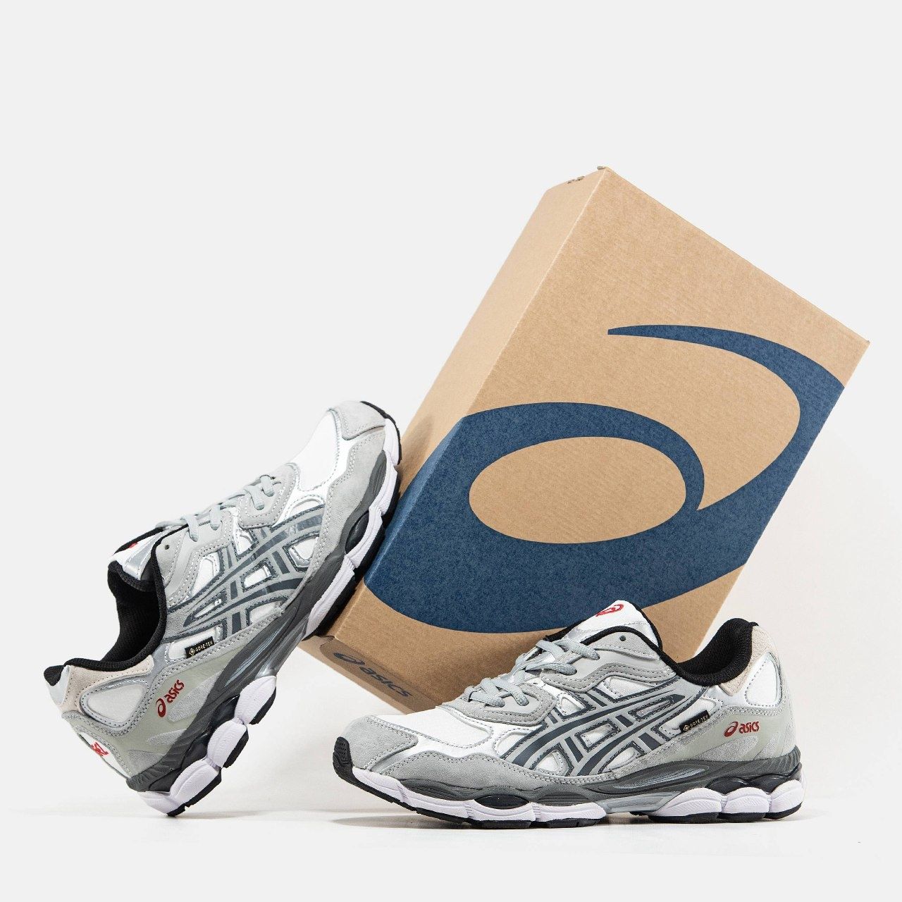 Asics Gel NYC Grey White Gore Tex 41-45р асікс