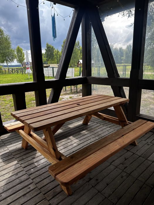 Stół piknikowy piwny ogrodowy