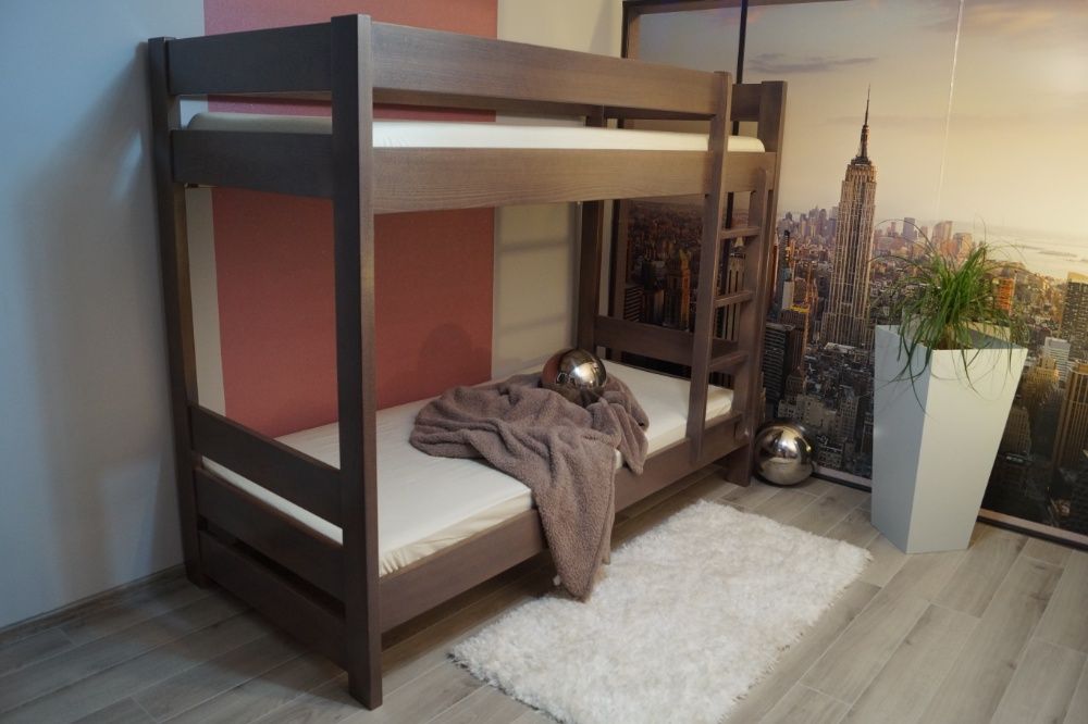 Lity buk łóżko piętrowe twardego drewna bukowe