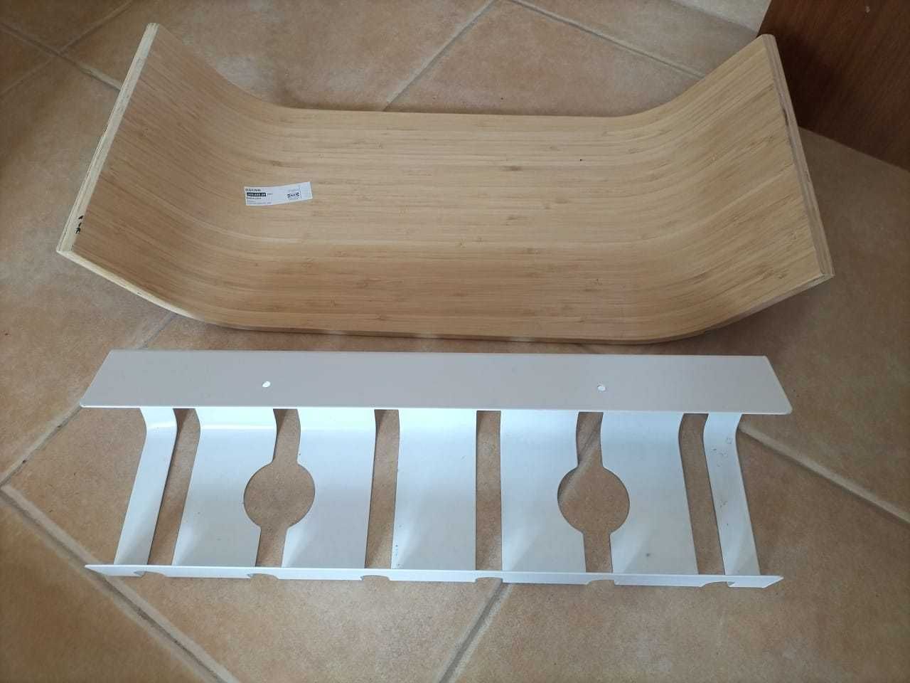 Suporte Monitor e Cabos IKEA
