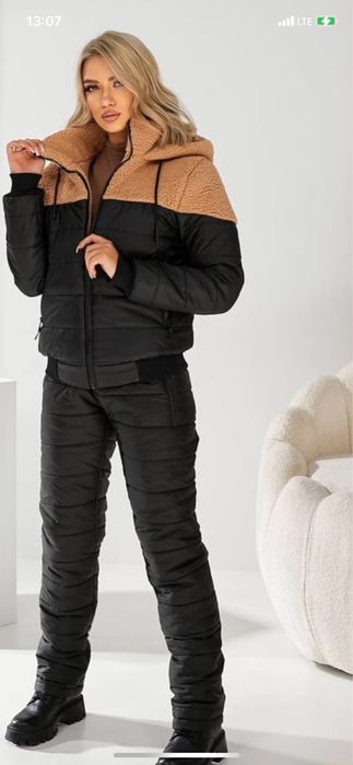 Костюм зимовий на овчині лижний